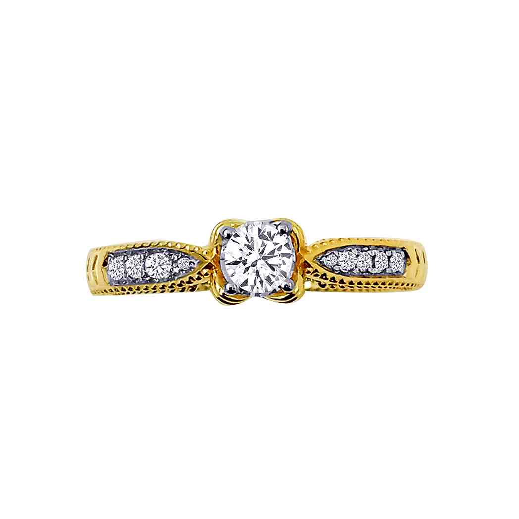 Round Brilliant Cut Diamond Engagement Ring  LR11667A